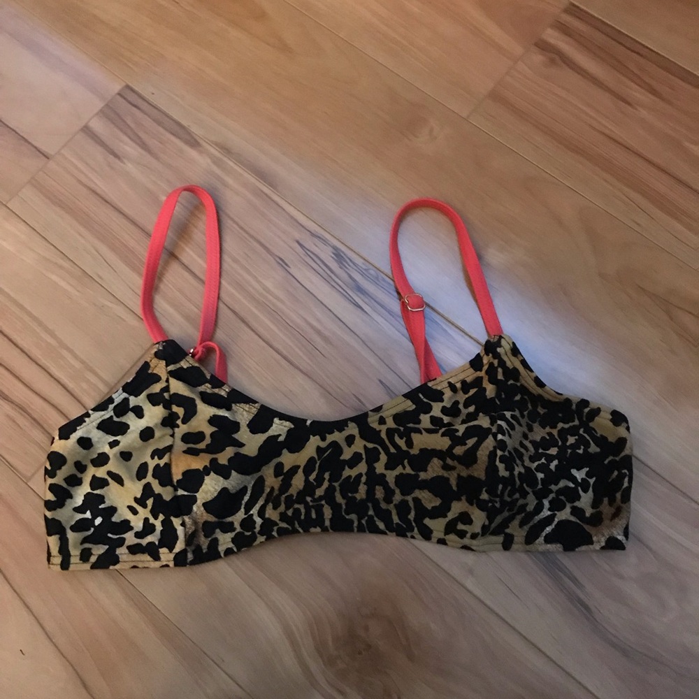 Mink pink bathing suit top